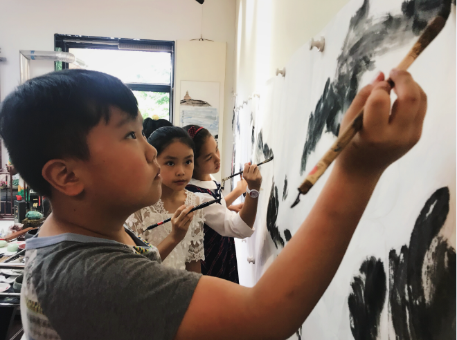 小午书院六一少儿国画展在昆举行